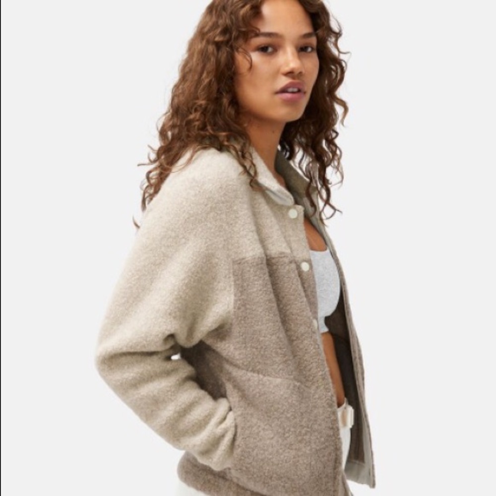 Outdoor Voices MegaFleece Bomber Jacket NWT